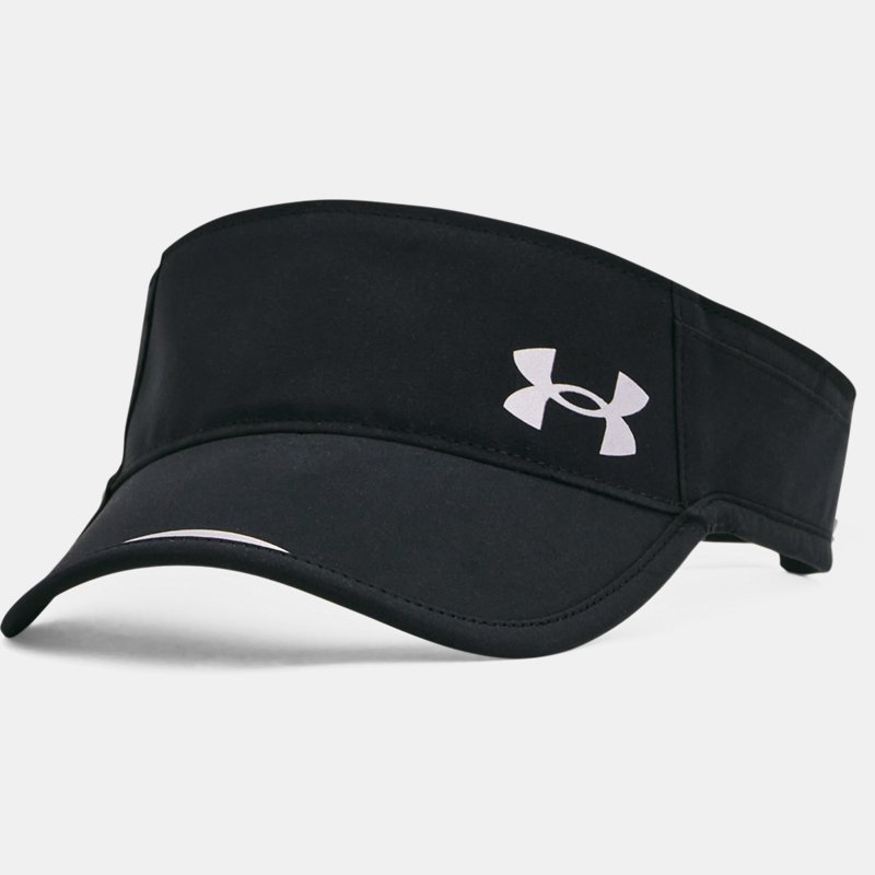 Women's Under Armour Iso-Chill Launch Run Visor Black / Black / Reflective One Size